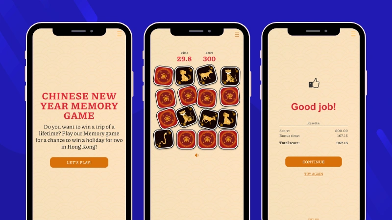 Chinese New Year Memory game