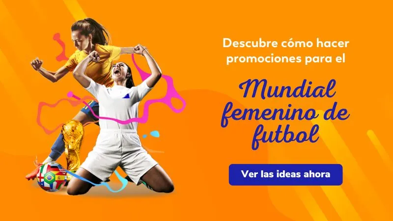 ideas de promociones para el Mundial de futbol femenino 2023