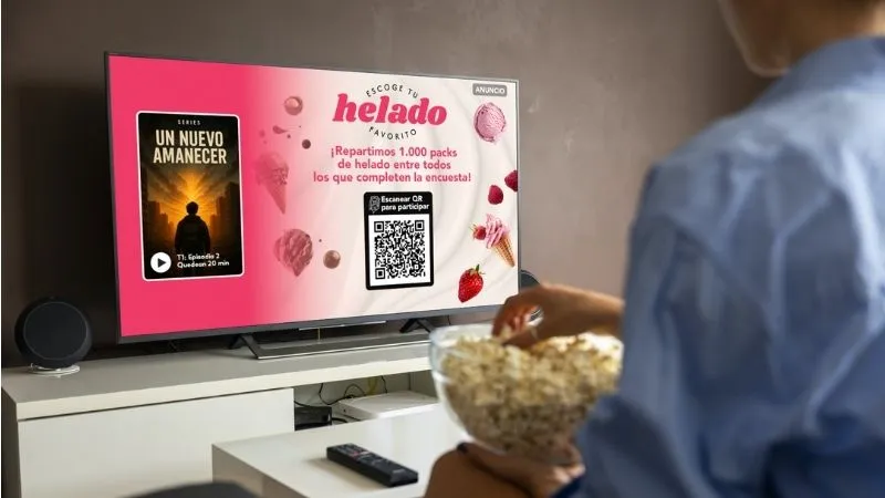 anuncios de pausa con contenido interactivo