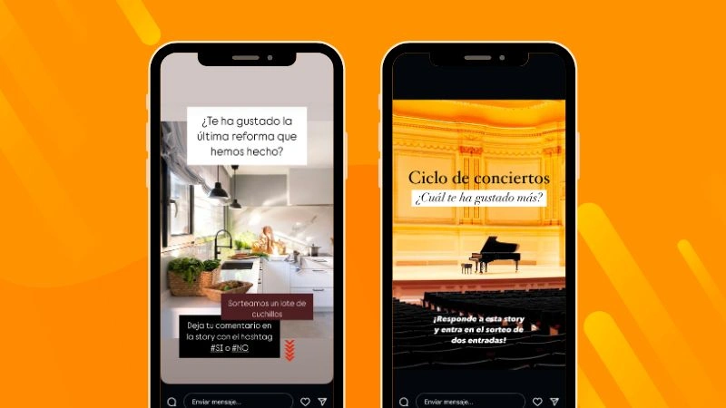 Encuesta en Instagram a través de los mensajes de Stories