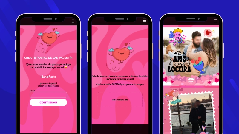 ejemplo de photofun de san valentín