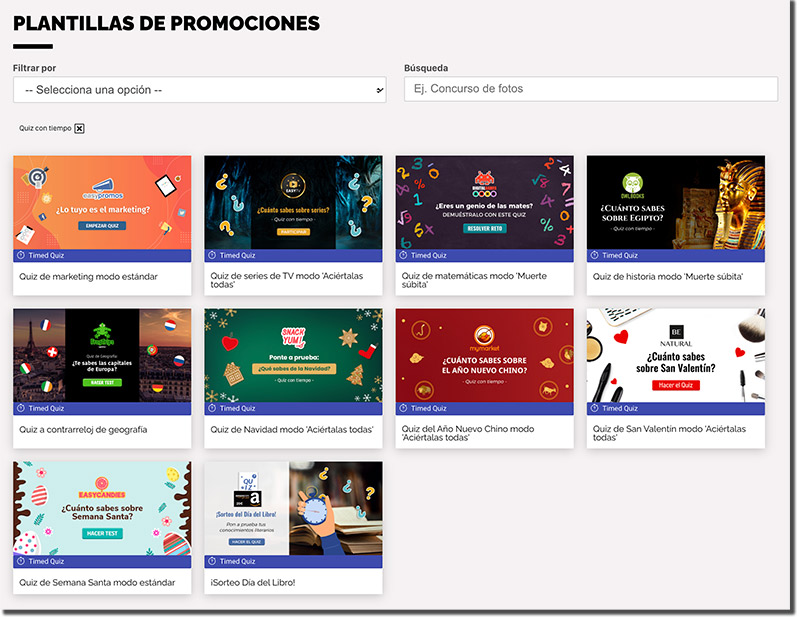 Páginas para diseñar tus juegos de preguntas y respuestas personalizados