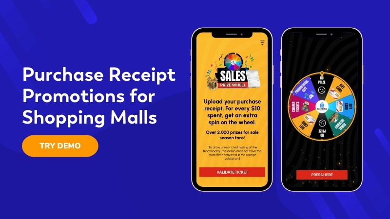 Purchase Receipt Promotions for Shopping Malls