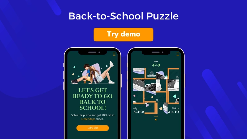 Back to School puzzle demo