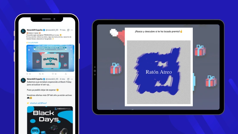 Promoción Rasca y Gana Newskill en Twitter
