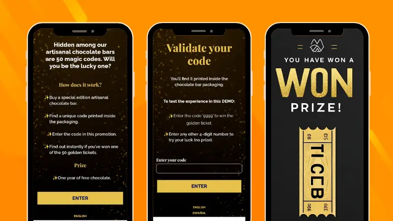 Golden Ticket Promotion: Purchase receipt validation