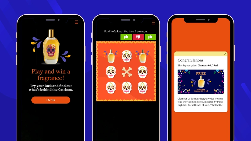Day of the Dead Reveal & Win game example