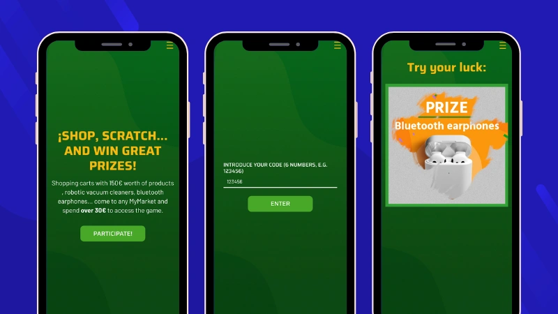 Scratch & Win App with Code Validation and Instant Prizes