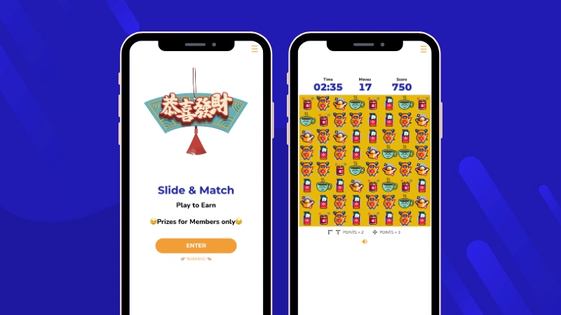 Chinese New Year Slide & Match game example