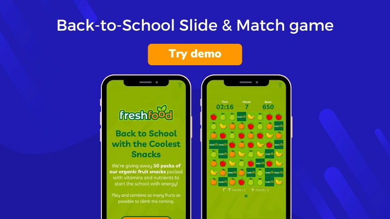 Back to School Slide & Match