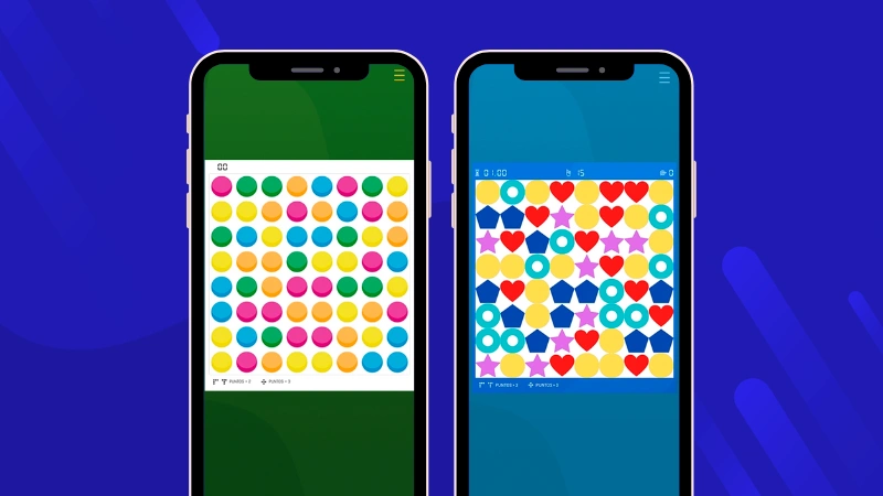Geometrical combination game (templates)