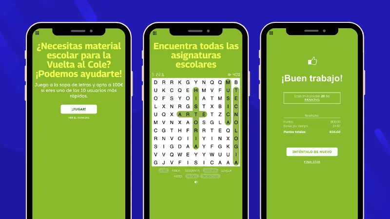 idea de promociones escolares: sopa de letras