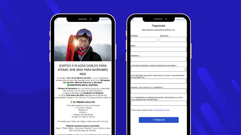 Barrabes co-branded giveaway