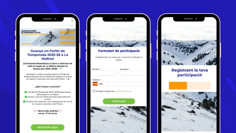 Winter collaborative promotion example