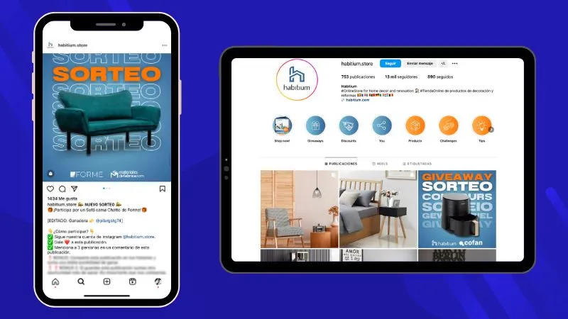 Sorteos para marketing interactivo en redes sociales