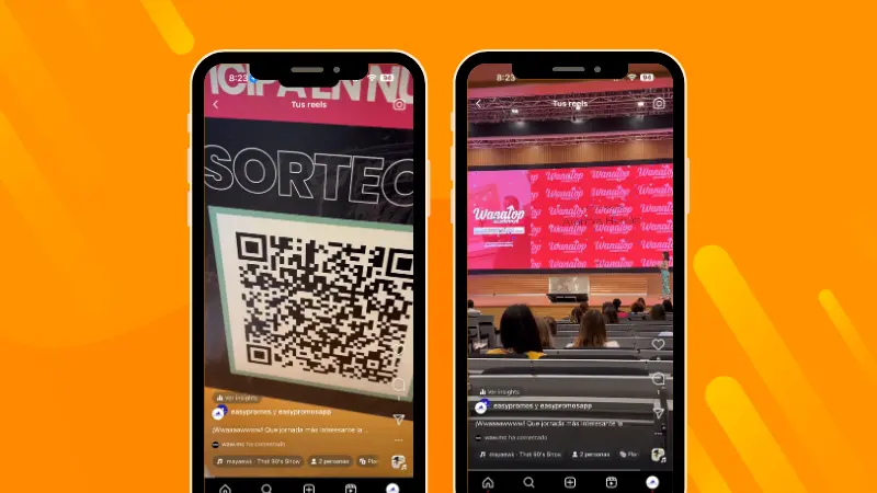 Sorteo en directo en un evento con patrocinadores