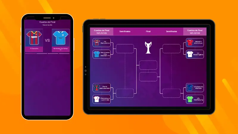 Tournament Bracket example to provide visibility to a sports club