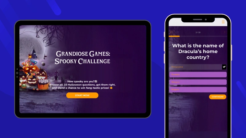 Halloween trivia quiz launched by Grandiose