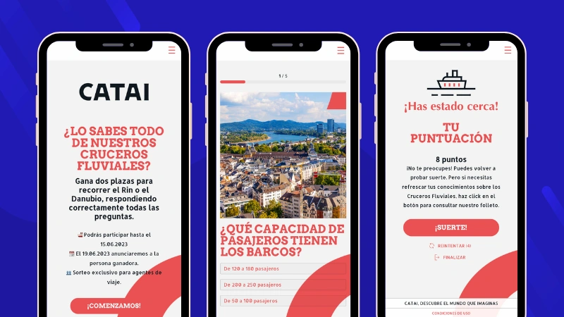 Ejemplo de trivial para promocionar los servicios de una empresa