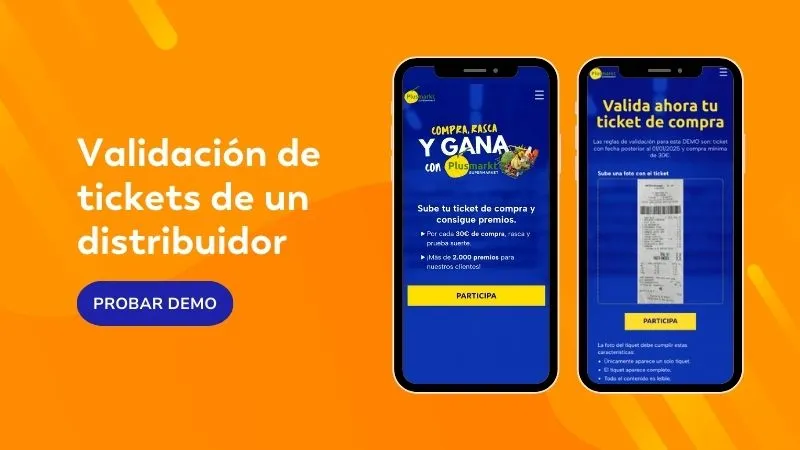 validación tickets de un distribuidor