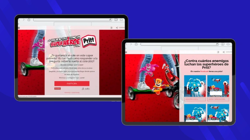 Back-to-School Quiz Contest: Pritt Example