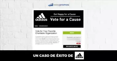 Adidas involucra a sus empleados a colaborar socialmente con un vota tu favorito
