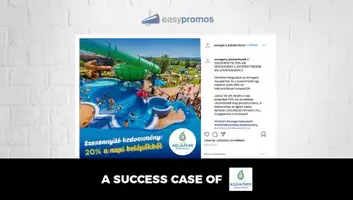 Aqua park attracts customers with a successful coupon campaign
