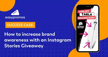 Launching a new brand with an Instagram Stories Giveaway to reach its target audience.