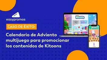 Calendario de Adviento multijuego para promocionar los contenidos de la plataforma Kitoons