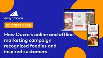Ducro's online and offline Christmas marketing campaign recognized foodies and inspired clients.