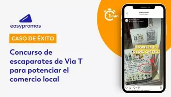 [En 1 minuto] Concurso de escaparates de Via T para potenciar el comercio local