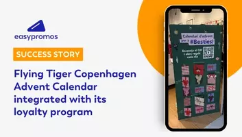 Flying Tiger Copenhagen Advent Calendar integrated with its loyalty program