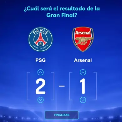 Acierta el resultado