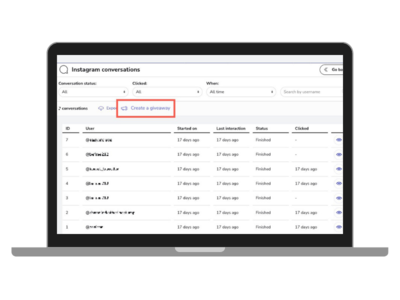 automation to instagram giveaway 