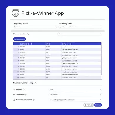 Pick-A-Winner App