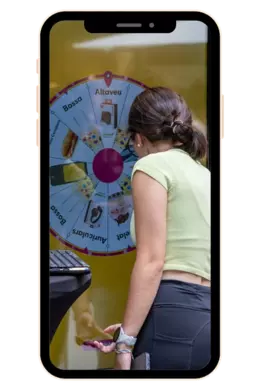 Display the promotion on in-store screens