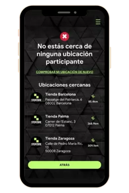 Activa promociones por ubicación