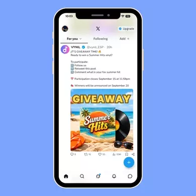 X Giveaway