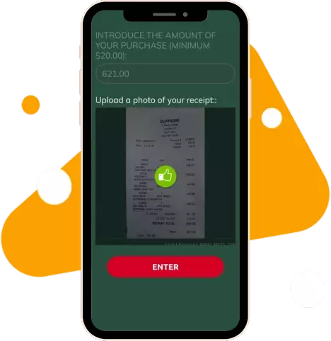 Reward your customers directly with automatic validation of their purchase receipts