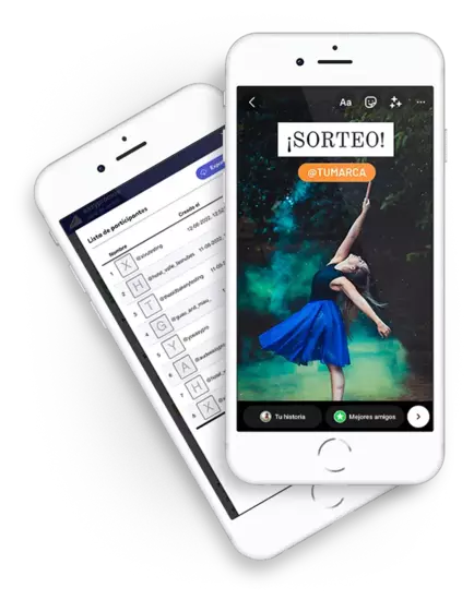Sorteo en Instagram Stories