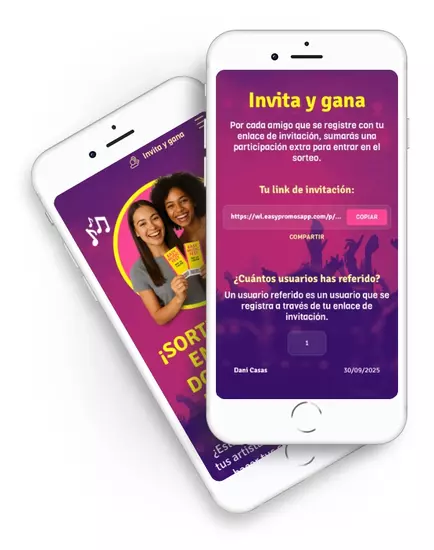 Invita y gana