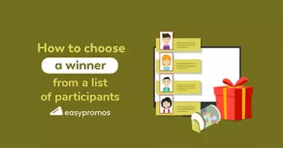 How to choose a winner from a list of participants