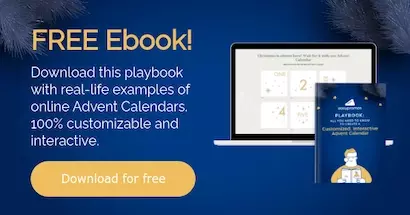 Create a branded Advent Calendar for your Christmas campaign
