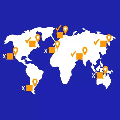 Management of the locations of a promotion